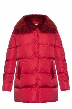 Down jacket with a fur collar, zdjęcie 1 Down jacket with a fur collar od Moncler